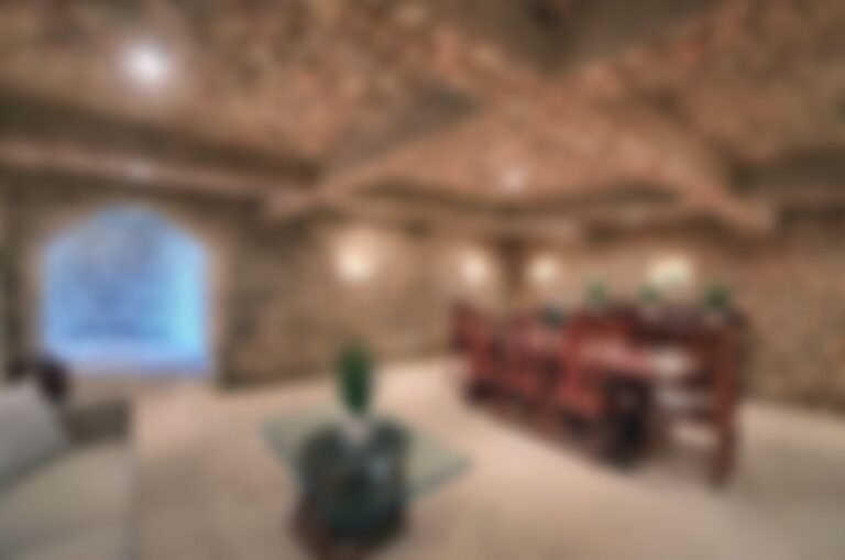 Handcrafted in-ground cave which offers an ideal spot to showcase your wine collection or host a dinner20 x 20.