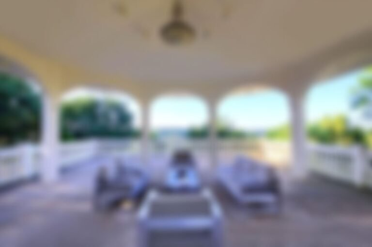 This massive gazebo is made of concrete and is 391 sq ft.